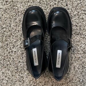 Steve Madden Tulip Black Mary Jane Heels